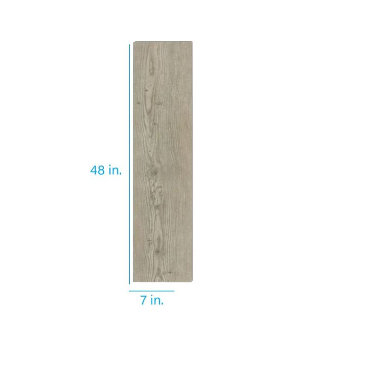 Style Selections (Sample) Ashen Oak Waterproof Wood Look Interlocking Luxury Vinyl Plank