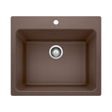 Blanco Liven 25" x 22" Granite Undermount Laundry Sink in Cafe Brown