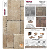 Pavestone Paper Sample Only of RumbleStone 10.5 in. x 7 in. Cafe Rectangle Concrete Paver (1-Piece)