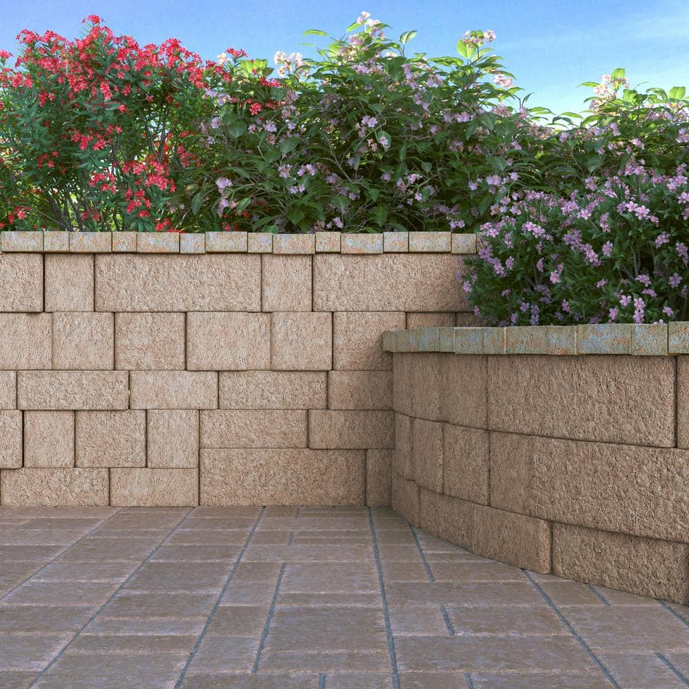 Pavestone RumbleStone Square 7 in. x 7 in. x 1.75 in. Cafe Concrete Paver (288 Pcs. / 98 Sq. ft. / Pallet)