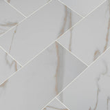 MSI Calacatta Ivory 12 in. x 24 in. Polished Porcelain Floor and Wall Tile (512 sq. ft./Pallet)