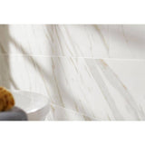 MSI Calacatta Ivory 12 in. x 24 in. Polished Porcelain Floor and Wall Tile (512 sq. ft./Pallet)