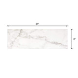 Daltile LuxeCraft Calacatta Gold Marble 8 in. x 24 in. Glazed Ceramic Wall Tile (13.3 sq. ft./Case)