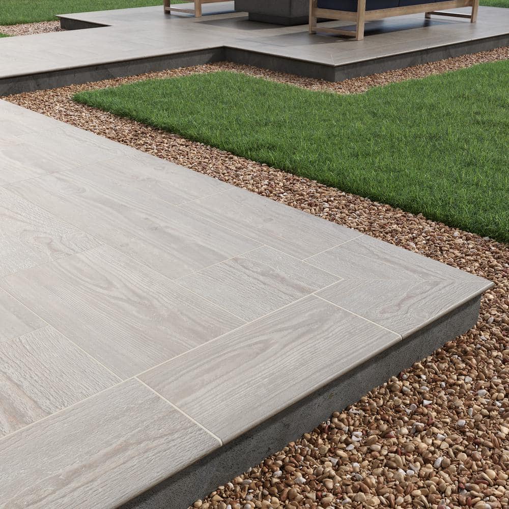 MSI Caldera Grigia 16 in. x 47 in. Matte Porcelain Wood Look Paver Tile (10.44 sq. ft./Case)