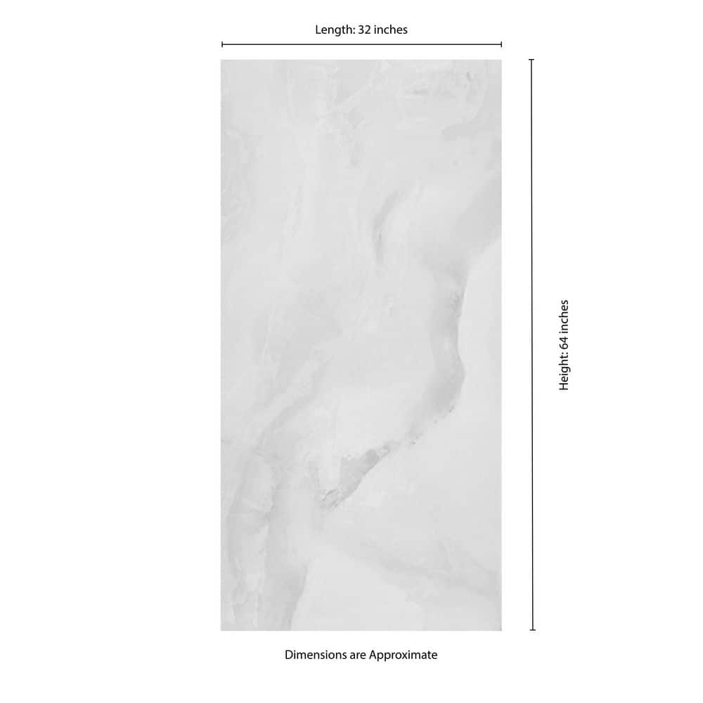Calgary Onyx 16 in. x 32 in. Polished Porcelain Marble Look Floor and Wall Tile (14.2 sq. ft./Case)