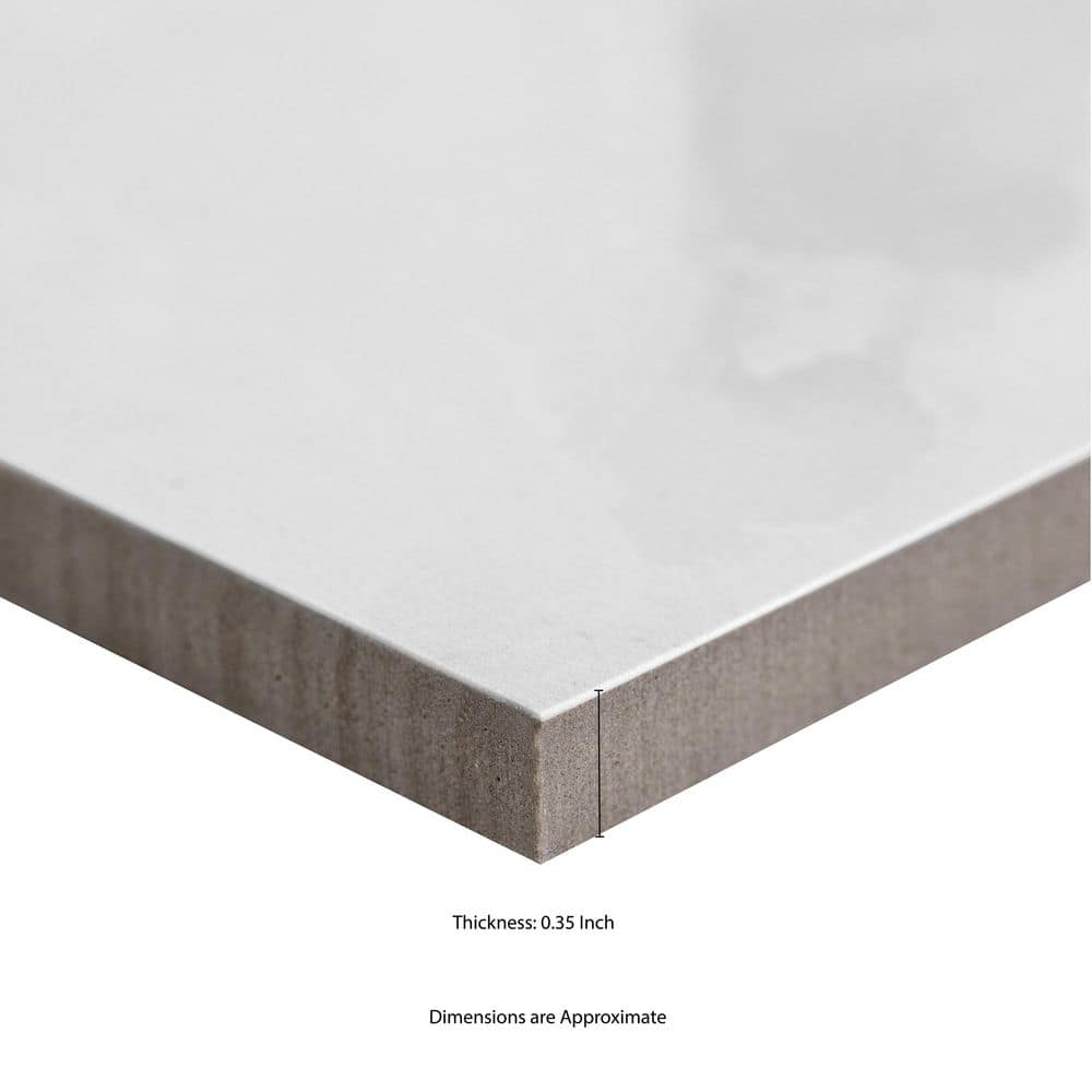 Calgary Onyx 16 in. x 32 in. Polished Porcelain Marble Look Floor and Wall Tile (14.2 sq. ft./Case)