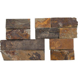 MSI California Gold Ledger Corner 6 in. x 6 in. Natural Slate Wall Tile (2 sq. ft. / Case)