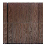 NewTechWood UltraShield Naturale 1 ft. x 1 ft. Quick Deck Outdoor Composite Deck Tile Sample in California Redwood