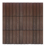 NewTechWood UltraShield Naturale 1 ft. x 1 ft. Quick Deck Outdoor Composite Deck Tile Sample in California Redwood
