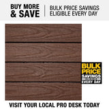 NewTechWood UltraShield Naturale 1 ft. x 1 ft. Quick Deck Outdoor Composite Deck Tile in California Redwood (10 sq. ft. per box)