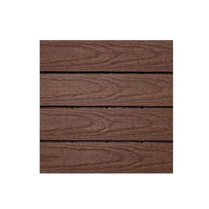 NewTechWood UltraShield Naturale 1 ft. x 1 ft. Quick Deck Outdoor Composite Deck Tile in California Redwood (10 sq. ft. per box)