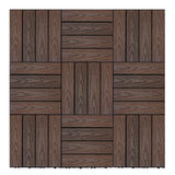 NewTechWood UltraShield Naturale 1 ft. x 1 ft. Quick Deck Outdoor Composite Deck Tile in California Redwood (10 sq. ft. per box)