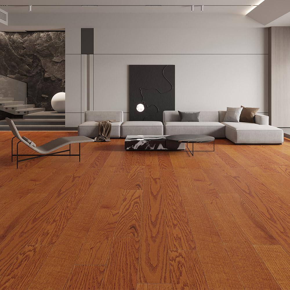 Selkirk Cambria Oak 3/8 in. T x 3-1/2 in. W Click Lock Smooth Engineered Hardwood Flooring (27.89 sq.ft./case)