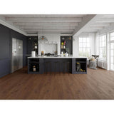 ACQUA FLOORS Cameron Oak 1/4 in. T x 5 in. W Click Lock Wire Brushed Engineered Hardwood Flooring (16.68 sq.ft./case)