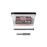 CAMO #10 2-1/2 in. Dark Gray Star Drive Trim-Head Composite Deck Screw (100-Count)