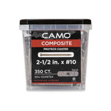 CAMO #10 2-1/2 in. Sand Star Drive Trim-Head Composite Deck Screw (350-Count)