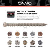 CAMO #10 2-1/2 in. Sand Star Drive Trim-Head Composite Deck Screw (1750-Count)