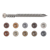 CAMO #10 2-1/2 in. 316 Stainless Steel Composite Stone Gray Premium Star Drive Flat Undercut Screws (350-Count)