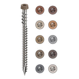 CAMO #10 2-1/2 in. 316 Stainless Steel Composite Winter Premium Star Drive Flat Undercut Screws (350-Count)