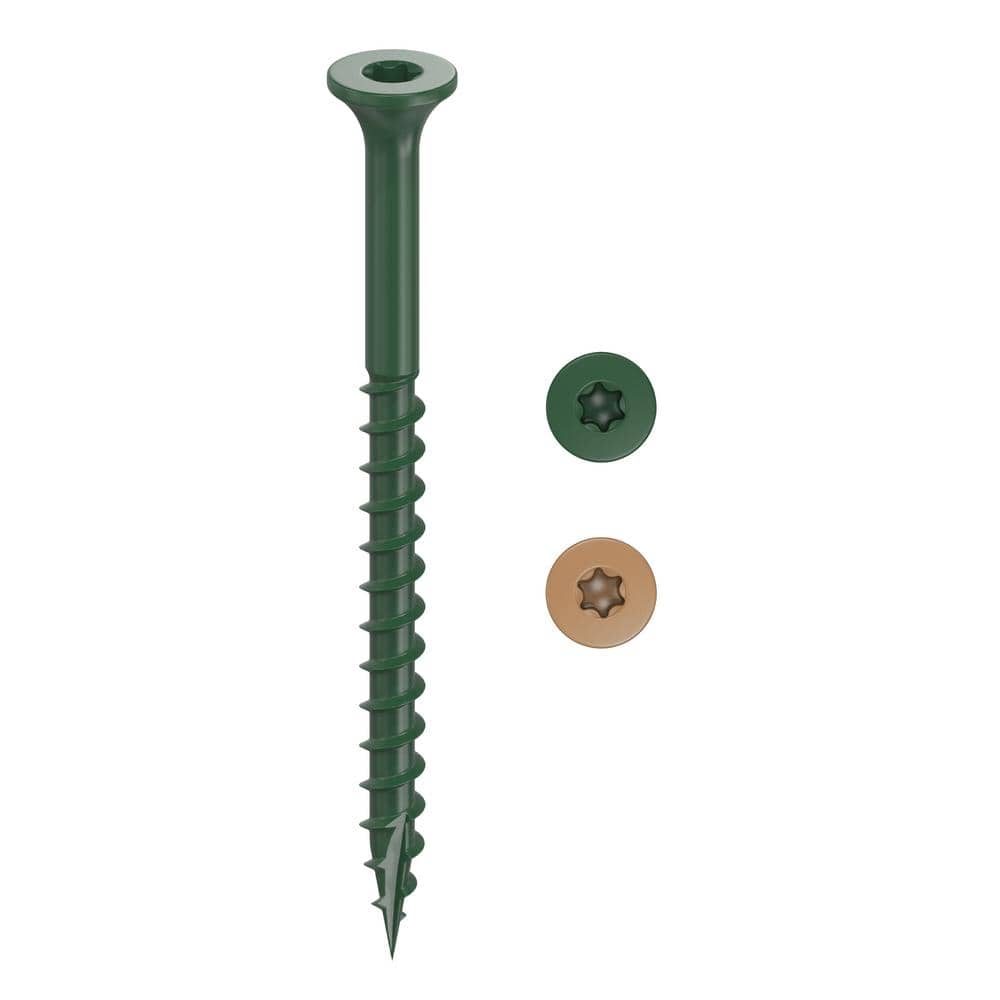 CAMO 3 in. #9 Green Star Drive Exterior Bugle Head Wood Deck Screws (350-Count)