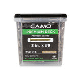 CAMO 3 in. #9 Tan Star Drive Exterior Bugle Head Wood Deck Screws (350-Count)