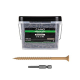 CAMO 3 in. #9 Tan Star Drive Exterior Bugle Head Wood Deck Screws (1750-Count)