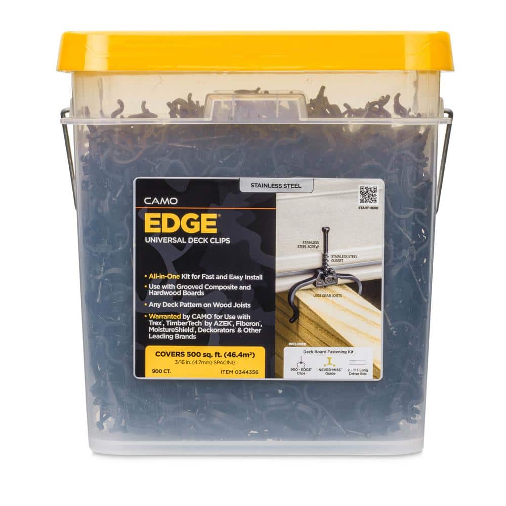 CAMO EdgeClip Hidden Deck Fastener (900-Count)