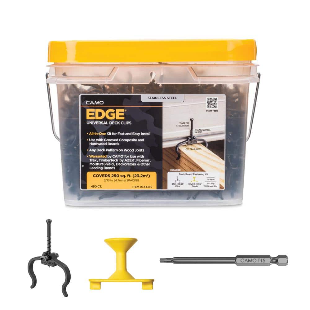 CAMO EdgeClip Hidden Deck Fastener (450-Count)