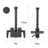 CAMO Wedgeclip and Drive Decking Tool Stainless Steel Hidden Deck Fastener Clip Bundle (1800-Count/1000 sq. ft.)
