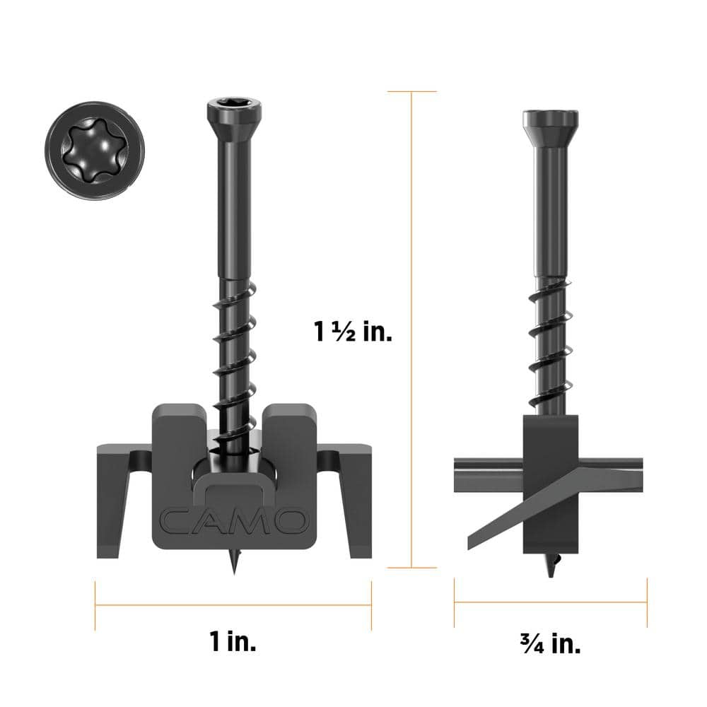 CAMO Wedge Stainless Steel Hidden Deck Fastener Clip (450-Count/250 sq. ft.)