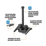 CAMO Wedge Stainless Steel Hidden Deck Fastener Clip (450-Count/250 sq. ft.)