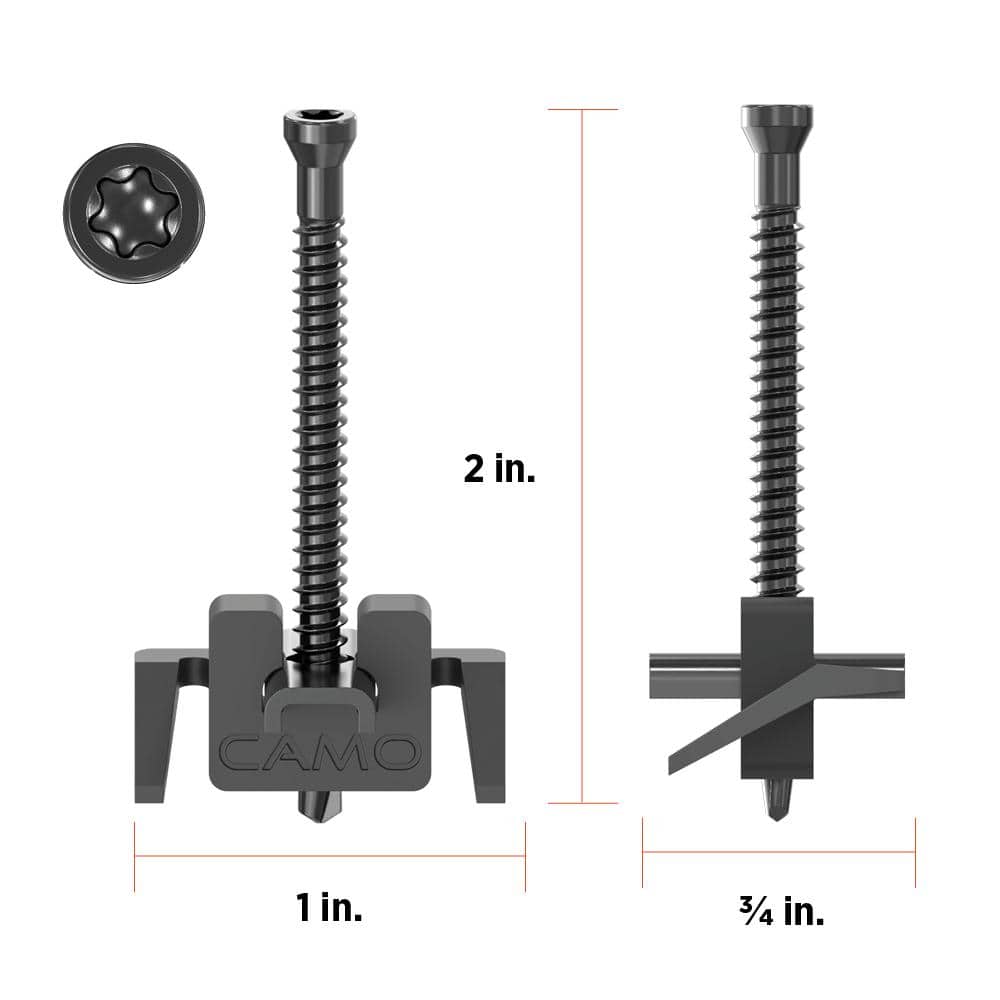 CAMO Wedgemetal Stainless Steel Hidden Deck Fastener Clip (90-Count/50 sq. ft.)