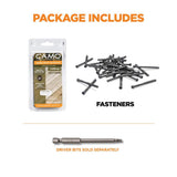 CAMO 1-⅞ in. Exterior Coated Trimhead Hidden Edge Deck Screw (100-Count)