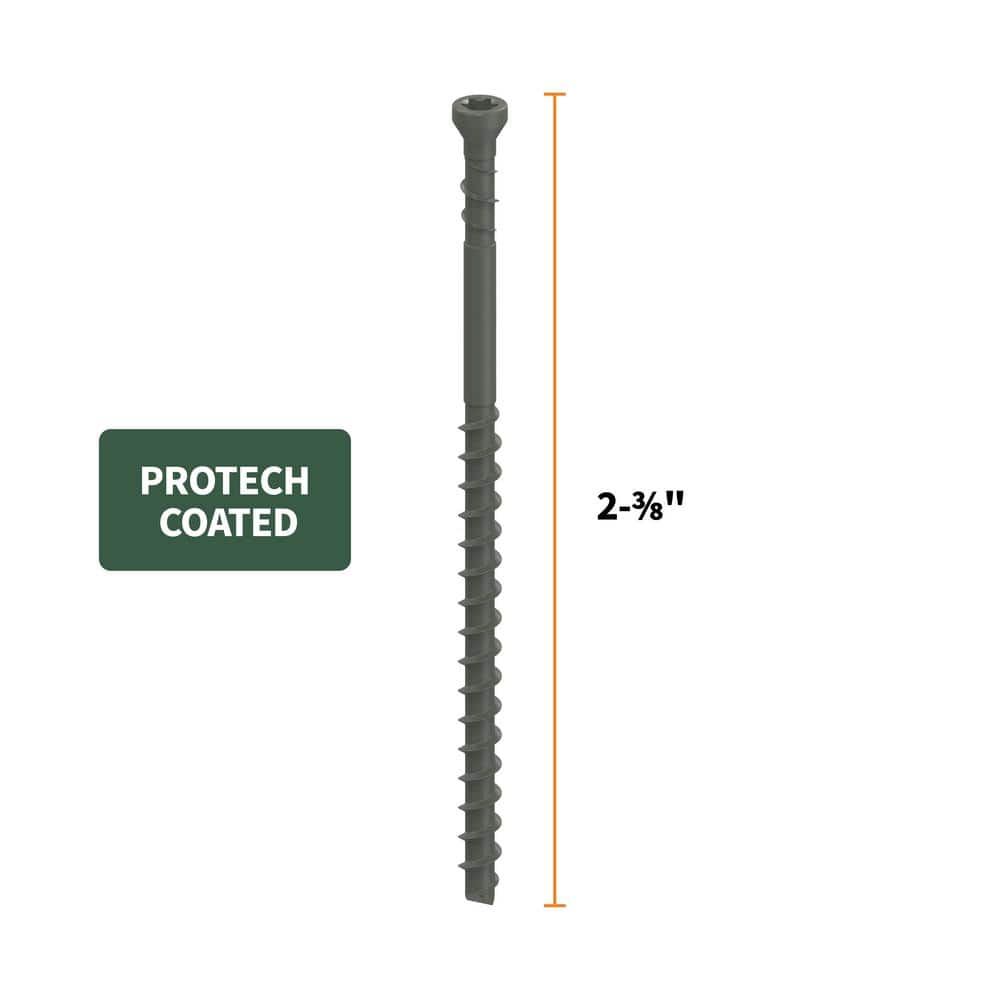 CAMO 2-⅜ in. Exterior Coated Trimhead Hidden Edge Deck Screw (100-Count)