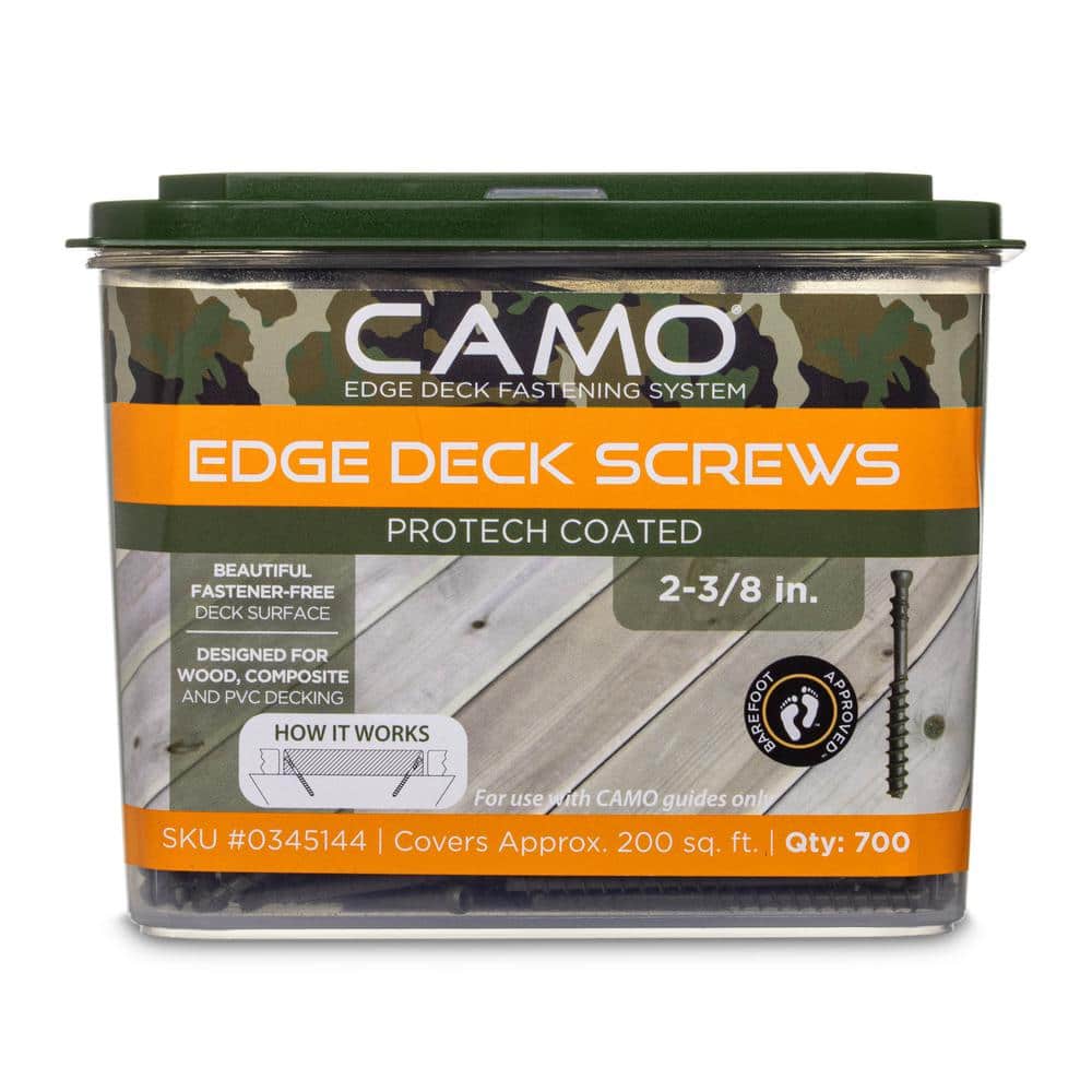CAMO 2-⅜ in. Exterior Coated Trimhead Hidden Edge Deck Screw (700-Count)