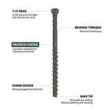 CAMO 2-⅜ in. Exterior Coated Trimhead Hidden Edge Deck Screw (350-Count)