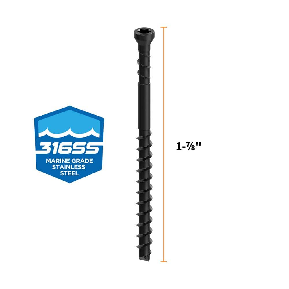 CAMO 1-⅞ in. 316 Stainless Steel Trimhead Hidden Edge Deck Screw (1750-Count)