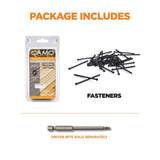 CAMO 1-⅞ in. 316 Stainless Steel Trimhead Hidden Edge Deck Screw (100-Count)