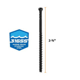 CAMO 2-⅜ in. 316 Stainless Steel Trimhead Hidden Edge Deck Screw (100-Count)