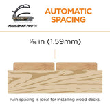 CAMO Marksman Pro-X1 1/16 in Spacing Deck Tool for Edge Screw Hidden Deck Fasteners