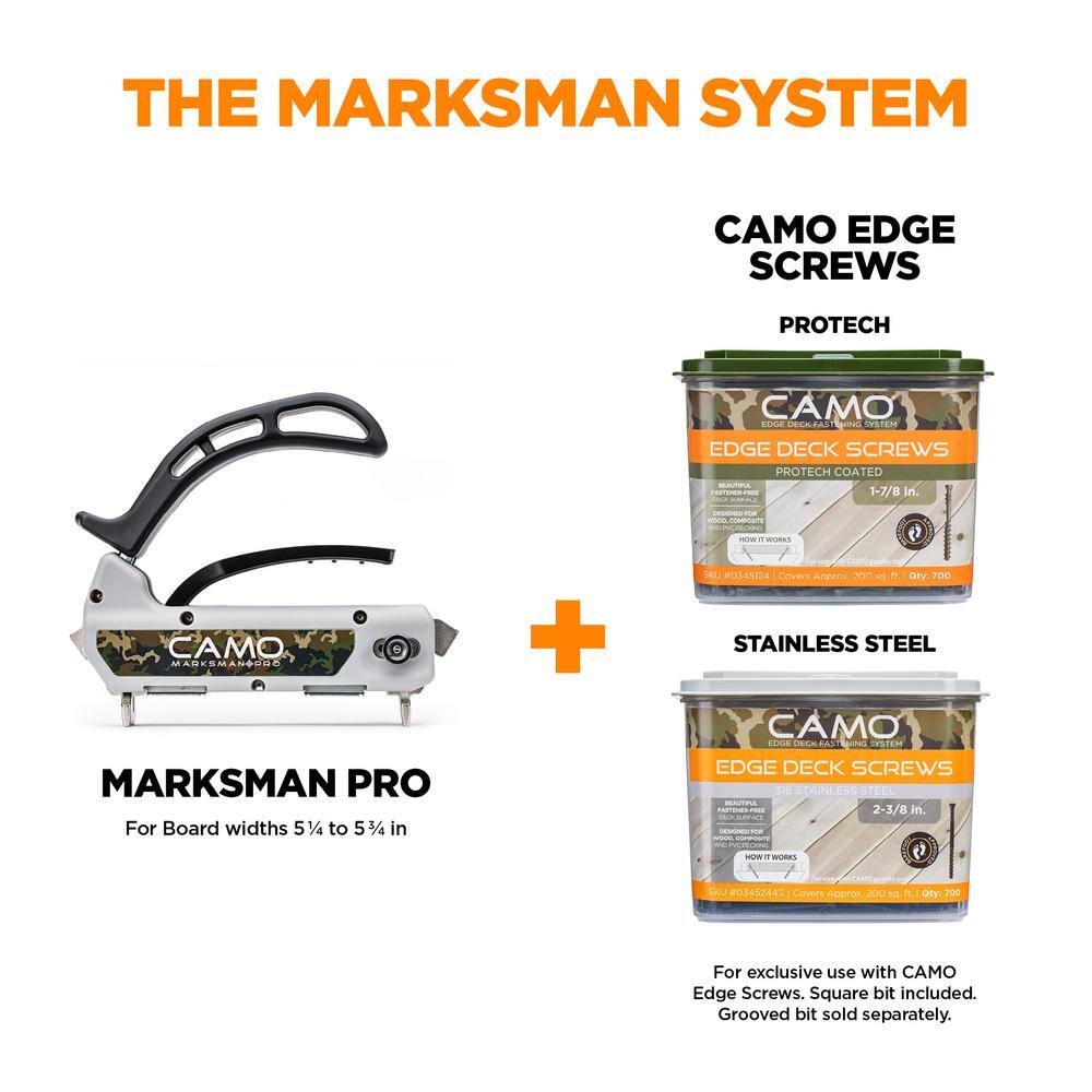 CAMO Marksman Pro 3/16 in Spacing Deck Tool for Edge Screw Hidden Deck Fasteners