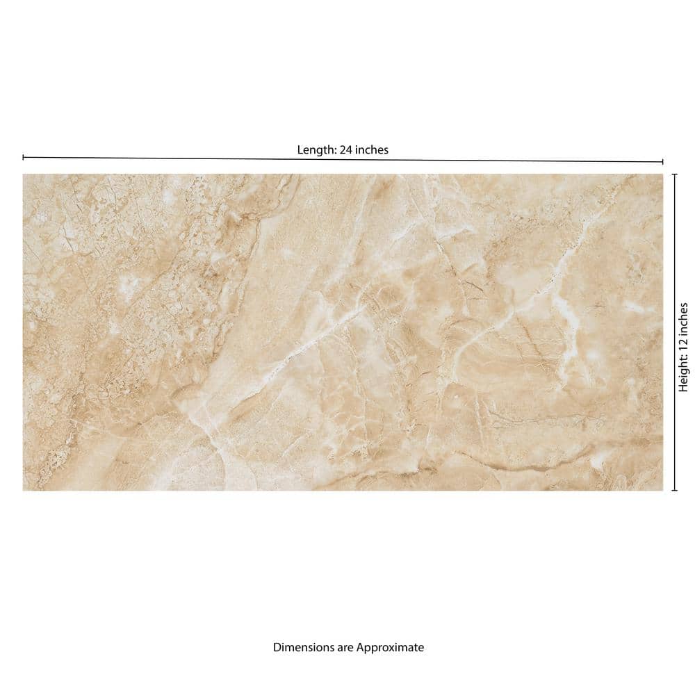 MSI Cancun Beige 12 in. x 24 in. Matte Ceramic Floor and Wall Tile (16 sq. ft. / Case)