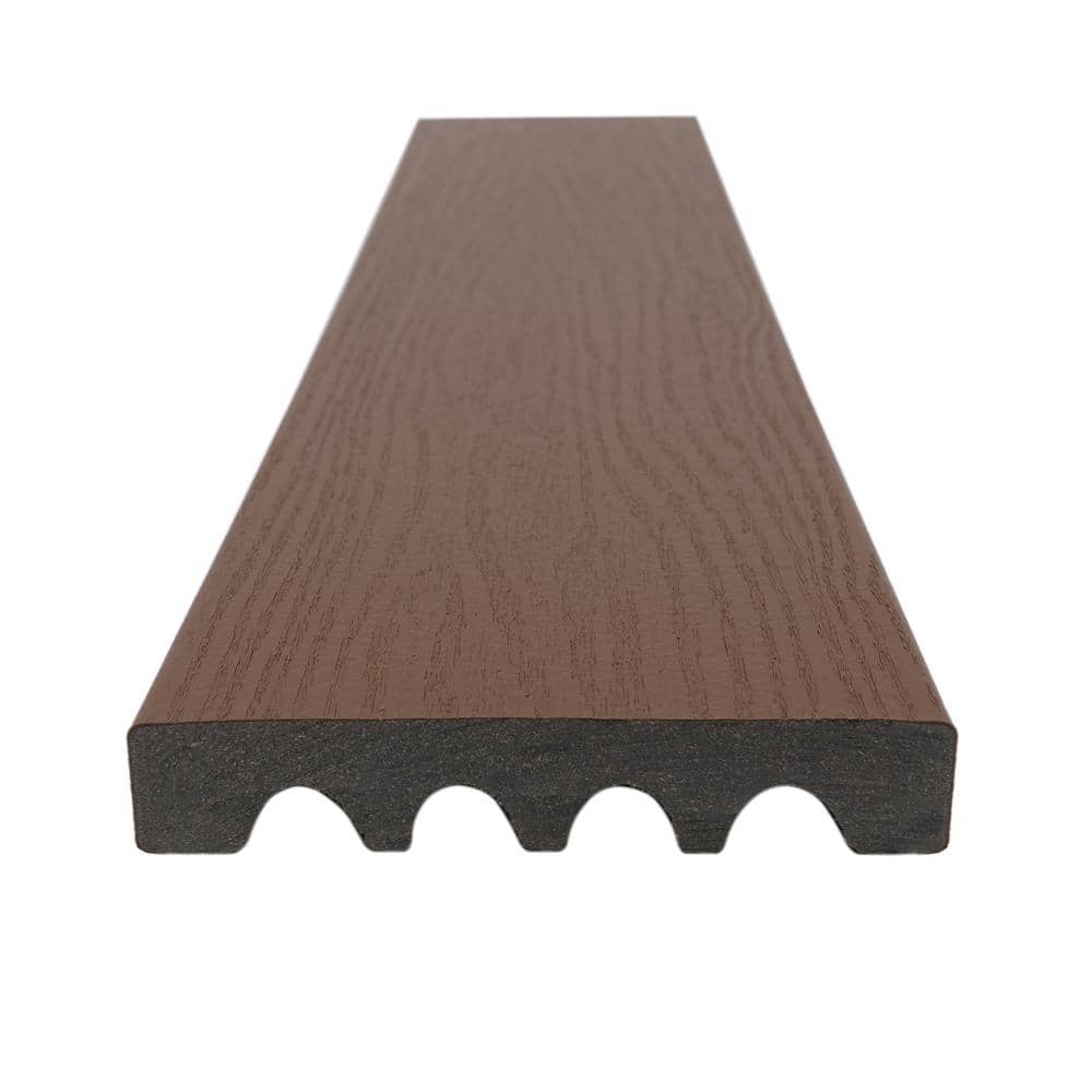 MoistureShield Elevate Canoe 1 in. x 5.4 in.x 20 ft. Solid Edge Capped Composite Decking (10-Pack) (H-Pack)