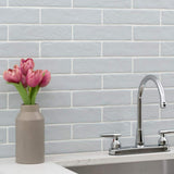 Capella Fog Brick 2 in. x 10 in. Matte Porcelain Floor and Wall Tile (5.15 sq. ft. / case)