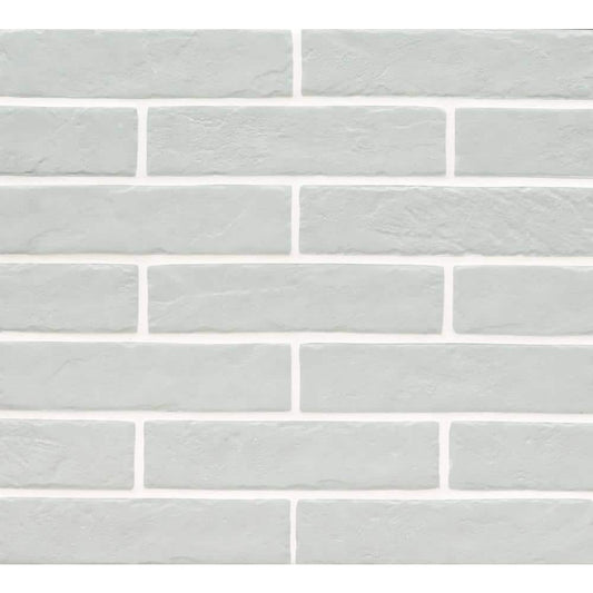 Capella Fog Brick 2 in. x 10 in. Matte Porcelain Floor and Wall Tile (5.15 sq. ft. / case)