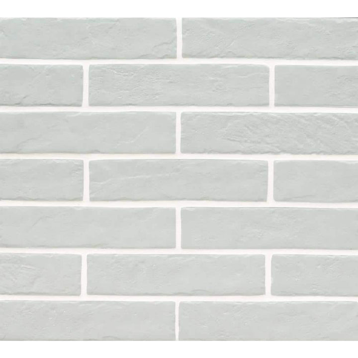 Capella Fog Brick 2 in. x 10 in. Matte Porcelain Floor and Wall Tile (5.15 sq. ft. / case)
