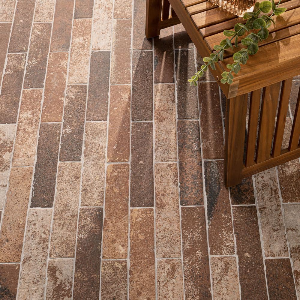 MSI Capella Red Brick 2 in. x 10 in. Matte Porcelain Floor and Wall Tile (5.17 sq. ft. / case)