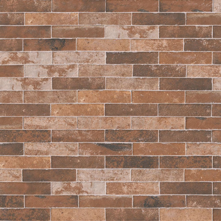 MSI Capella Red Brick 2 in. x 10 in. Matte Porcelain Floor and Wall Tile (5.17 sq. ft. / case)