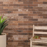 MSI Capella Red Brick 2 in. x 10 in. Matte Porcelain Floor and Wall Tile (5.17 sq. ft. / case)