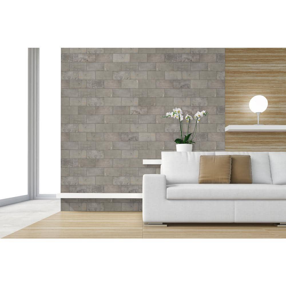 MS International Capella Taupe Brick 5 x 10 Matte Porcelain Floor and Wall Tile (Case)